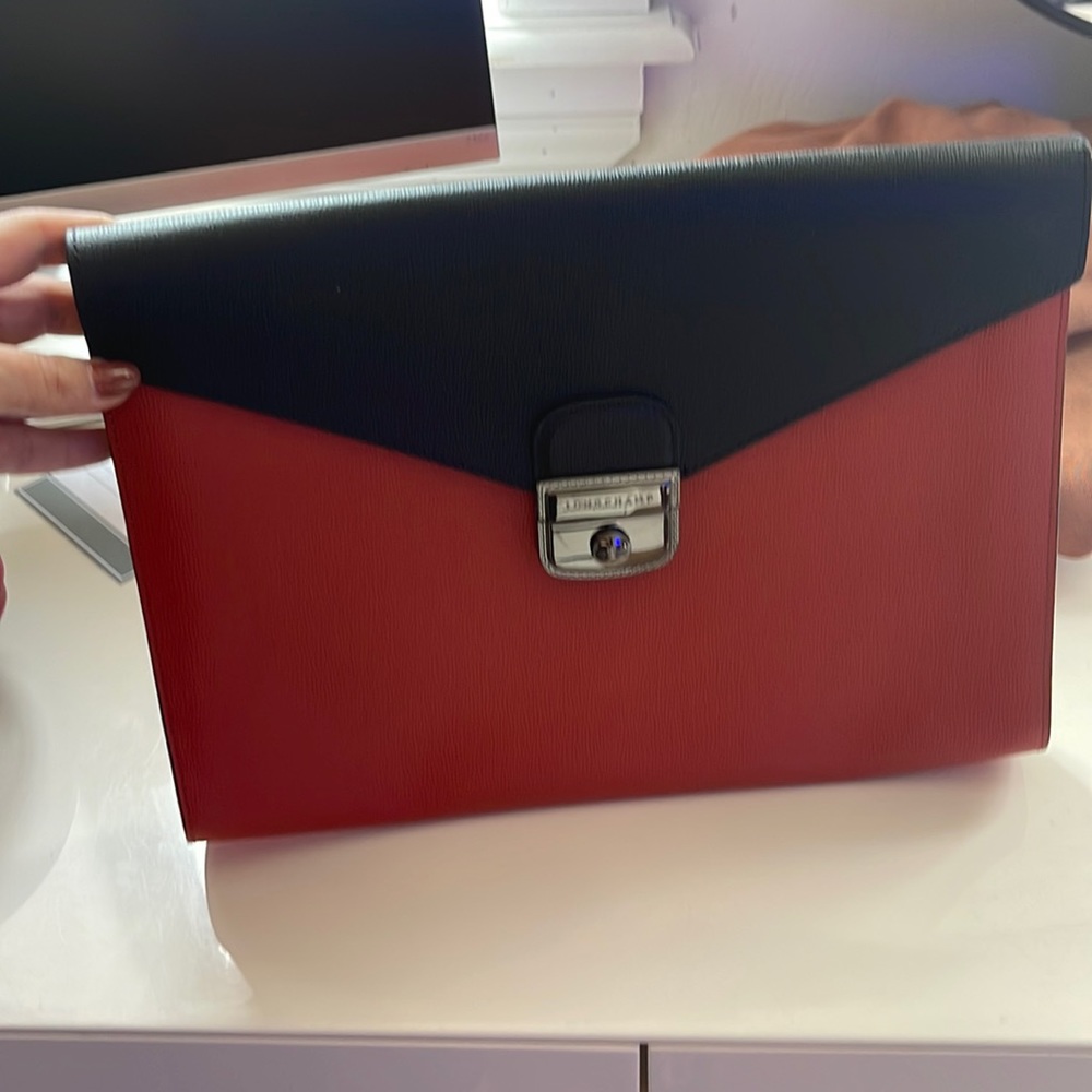 Longchamp envelope clutch